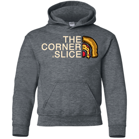 Sweatshirts Dark Heather / YS The Corner Slice Youth Hoodie
