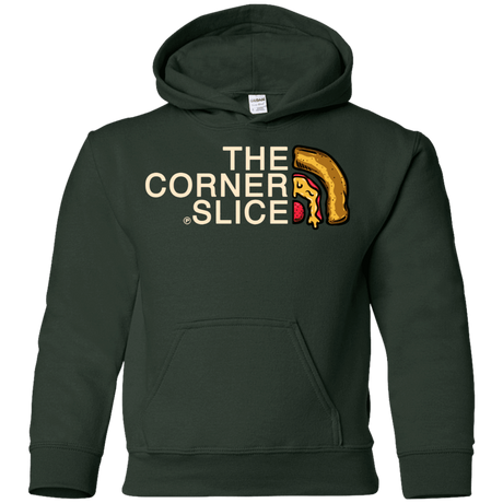 Sweatshirts Forest Green / YS The Corner Slice Youth Hoodie