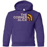 Sweatshirts Purple / YS The Corner Slice Youth Hoodie