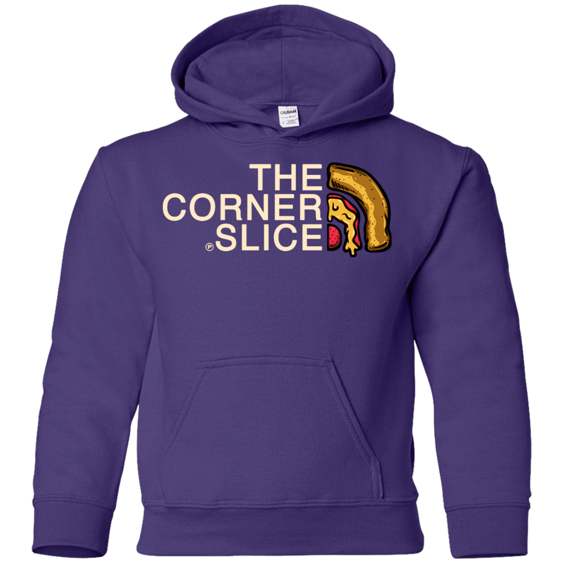 Sweatshirts Purple / YS The Corner Slice Youth Hoodie