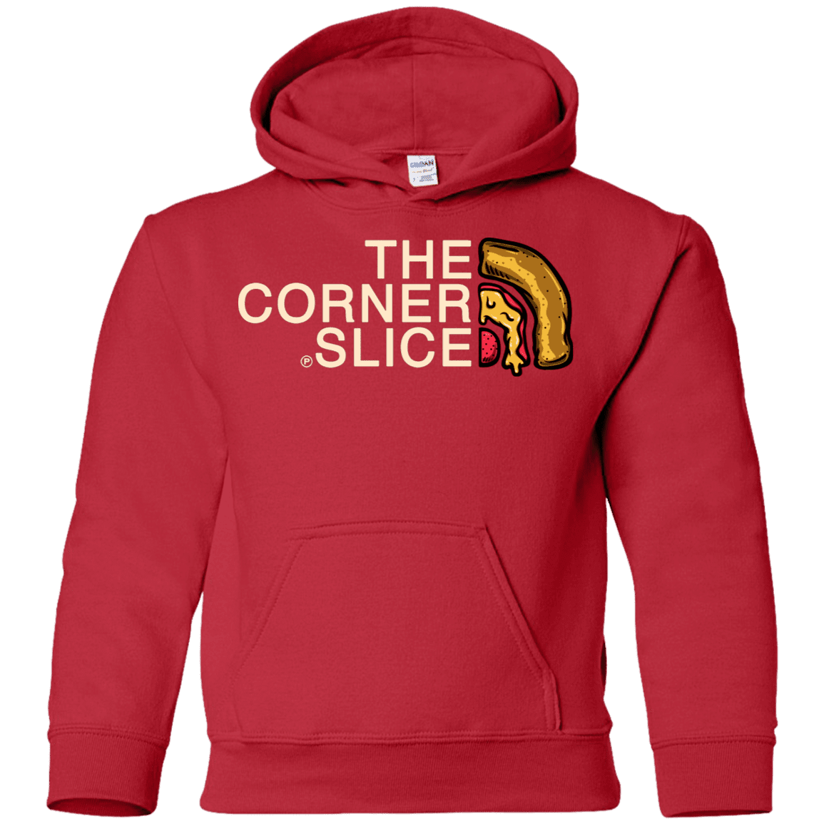 Sweatshirts Red / YS The Corner Slice Youth Hoodie