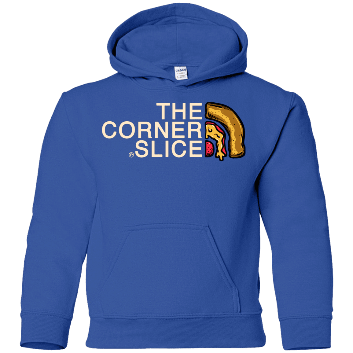 Sweatshirts Royal / YS The Corner Slice Youth Hoodie