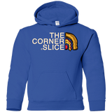Sweatshirts Royal / YS The Corner Slice Youth Hoodie