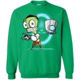Sweatshirts Irish Green / Small THE CUPCAKE IS A LIE Crewneck Sweatshirt