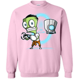 Sweatshirts Light Pink / Small THE CUPCAKE IS A LIE Crewneck Sweatshirt