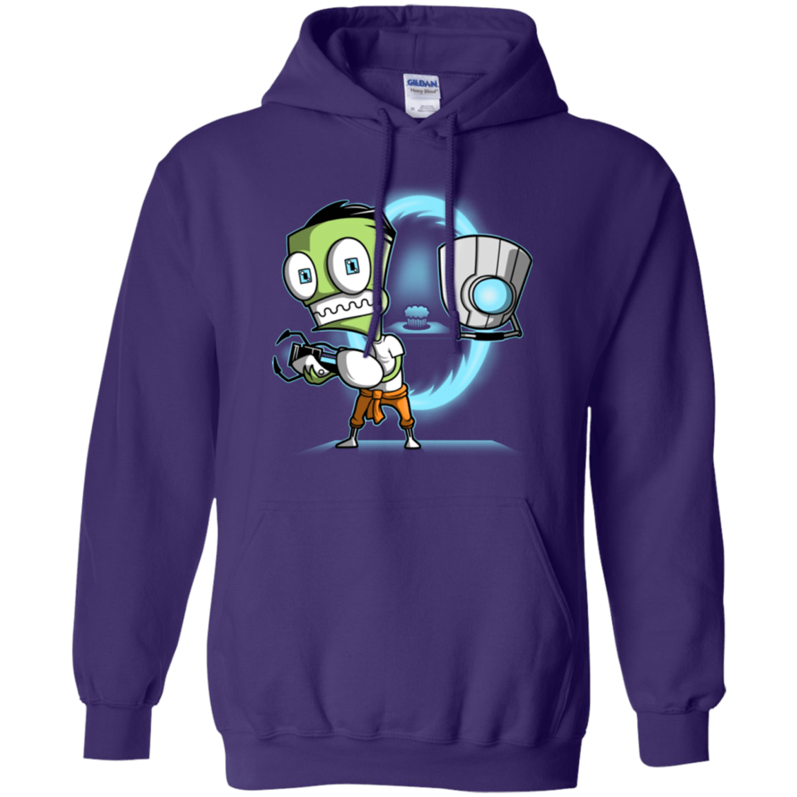 Sweatshirts Purple / Small THE CUPCAKE IS A LIE Pullover Hoodie