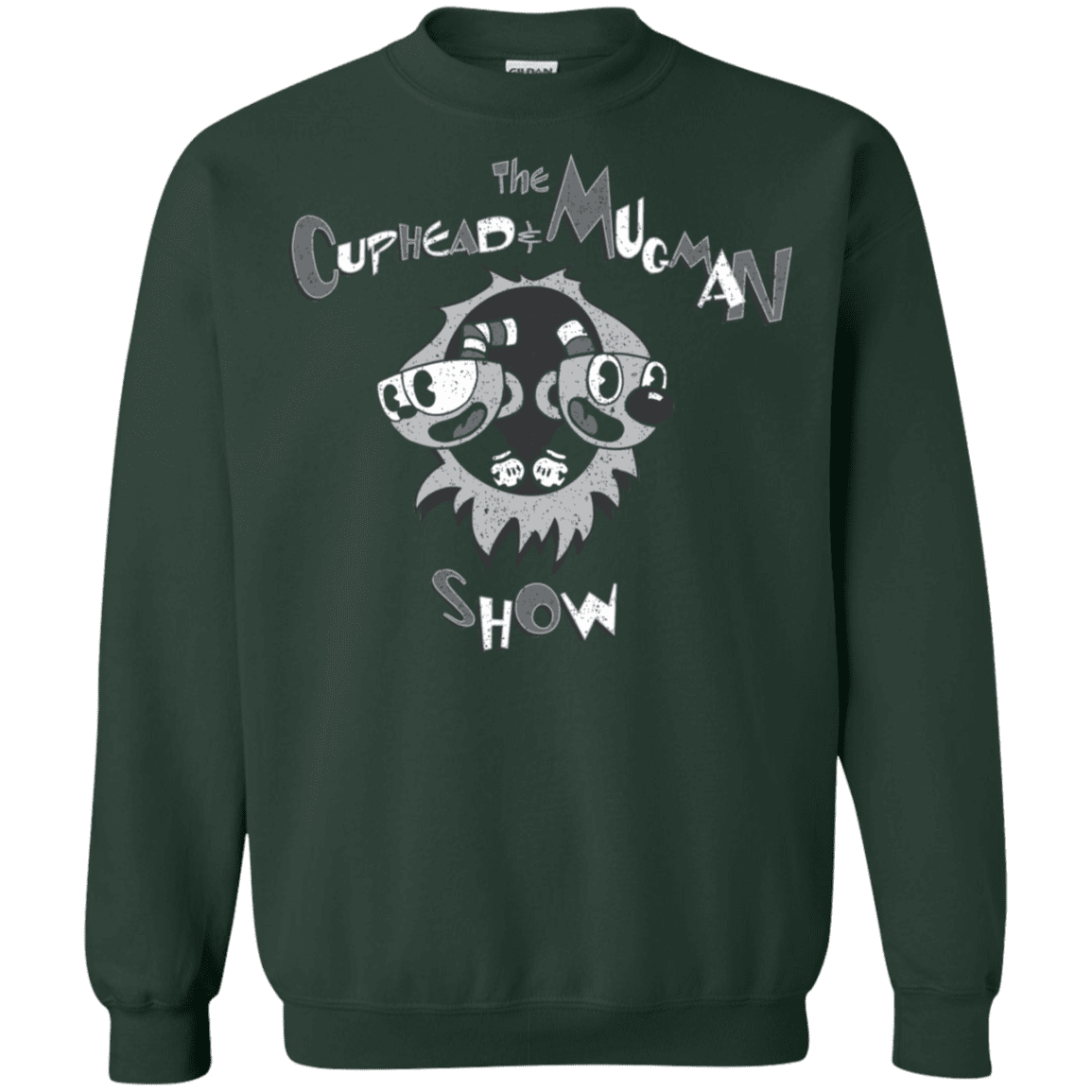 Sweatshirts Forest Green / S The Cuphead & Mugman Show Crewneck Sweatshirt