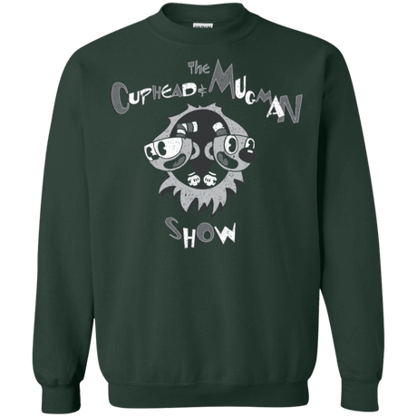 Sweatshirts Forest Green / S The Cuphead & Mugman Show Crewneck Sweatshirt