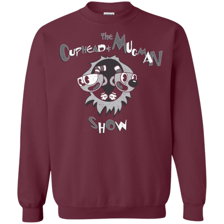 Sweatshirts Maroon / S The Cuphead & Mugman Show Crewneck Sweatshirt