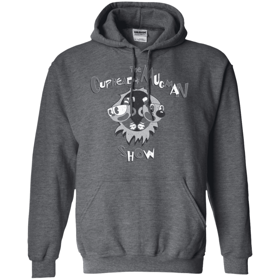 Sweatshirts Dark Heather / S The Cuphead & Mugman Show Pullover Hoodie