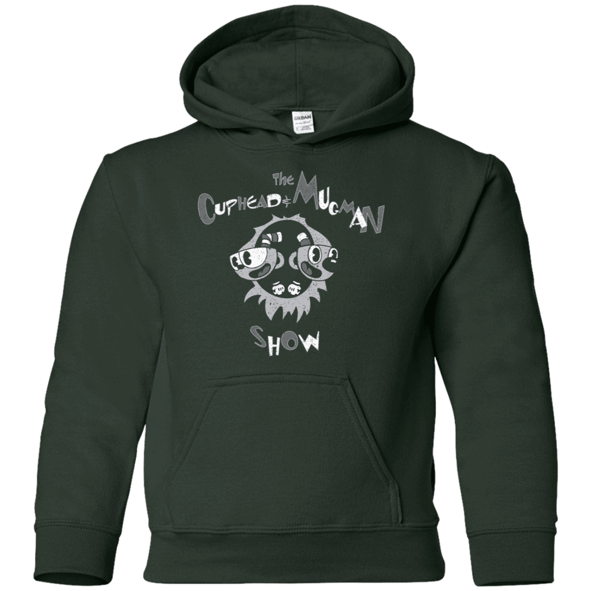 Sweatshirts Forest Green / YS The Cuphead & Mugman Show Youth Hoodie