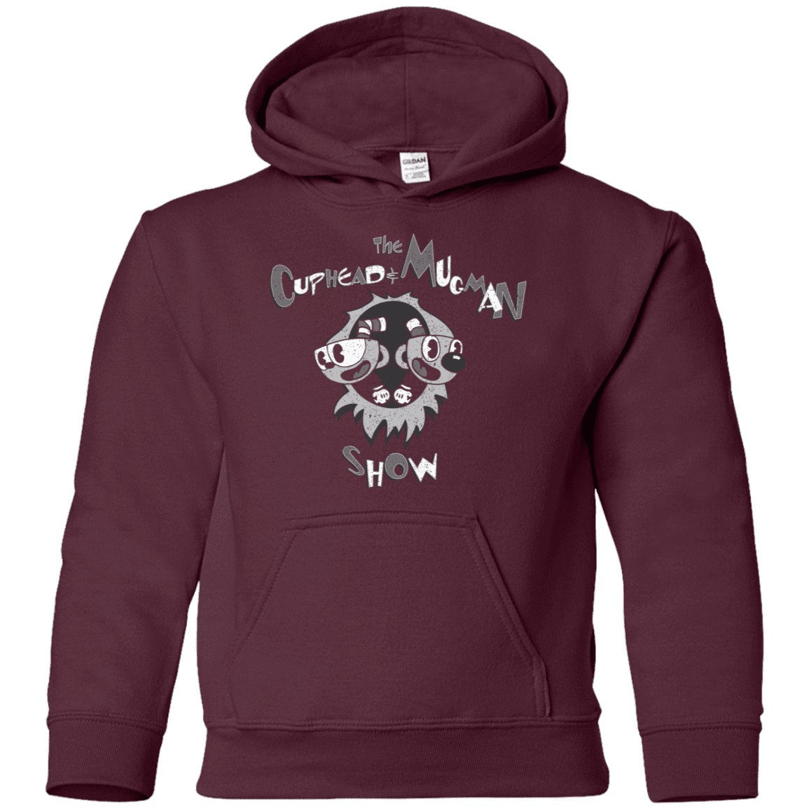 Sweatshirts Maroon / YS The Cuphead & Mugman Show Youth Hoodie