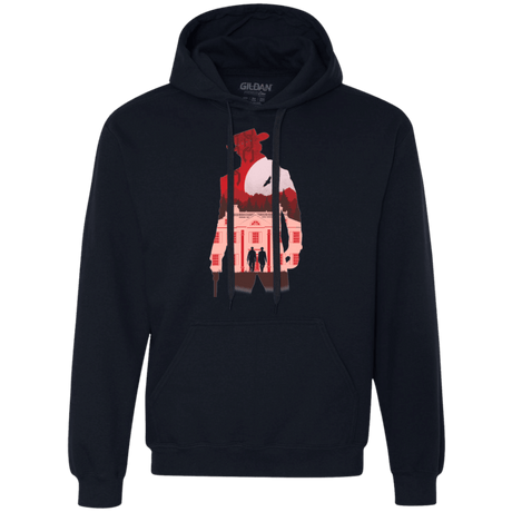 Sweatshirts Navy / Small The D is Silent Premium Fleece Hoodie