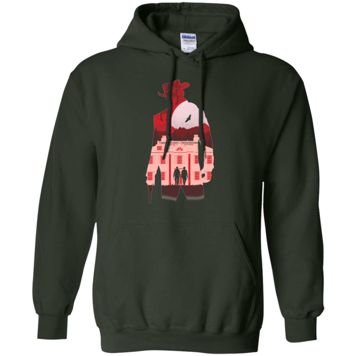 Sweatshirts Forest Green / Small The D is Silent Pullover Hoodie