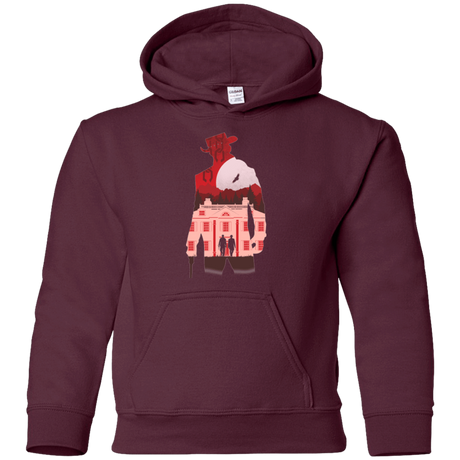 Sweatshirts Maroon / YS The D is Silent Youth Hoodie