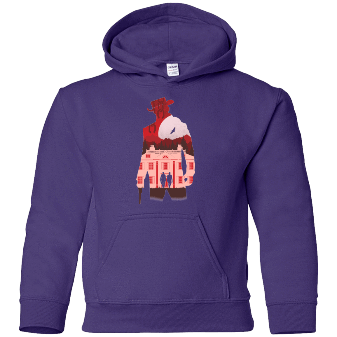Sweatshirts Purple / YS The D is Silent Youth Hoodie