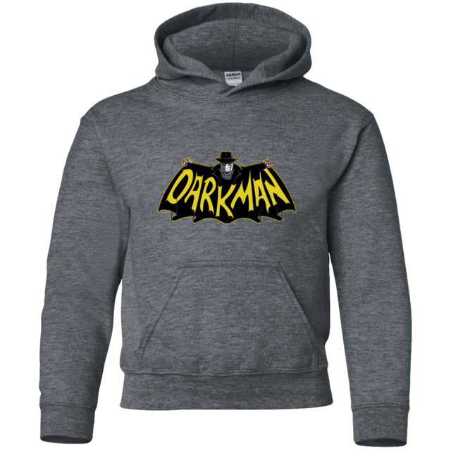Sweatshirts Dark Heather / YS The Dark Man Youth Hoodie