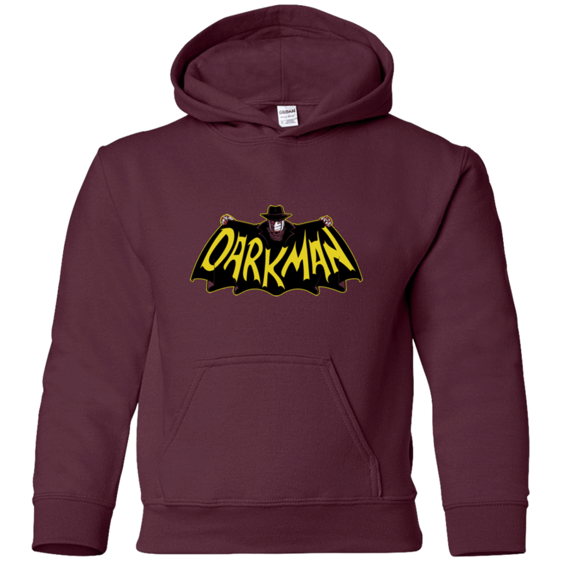 Sweatshirts Maroon / YS The Dark Man Youth Hoodie