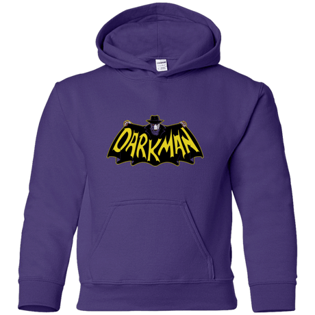 Sweatshirts Purple / YS The Dark Man Youth Hoodie