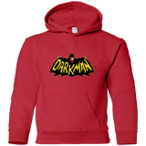 Sweatshirts Red / YS The Dark Man Youth Hoodie