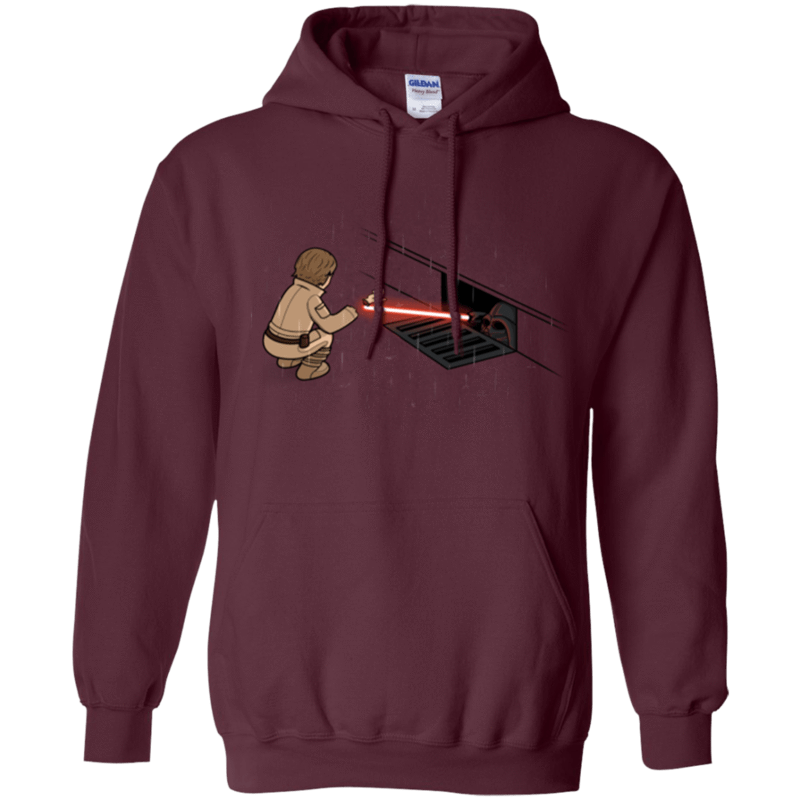 Sweatshirts Maroon / S The Dark Sewer Pullover Hoodie