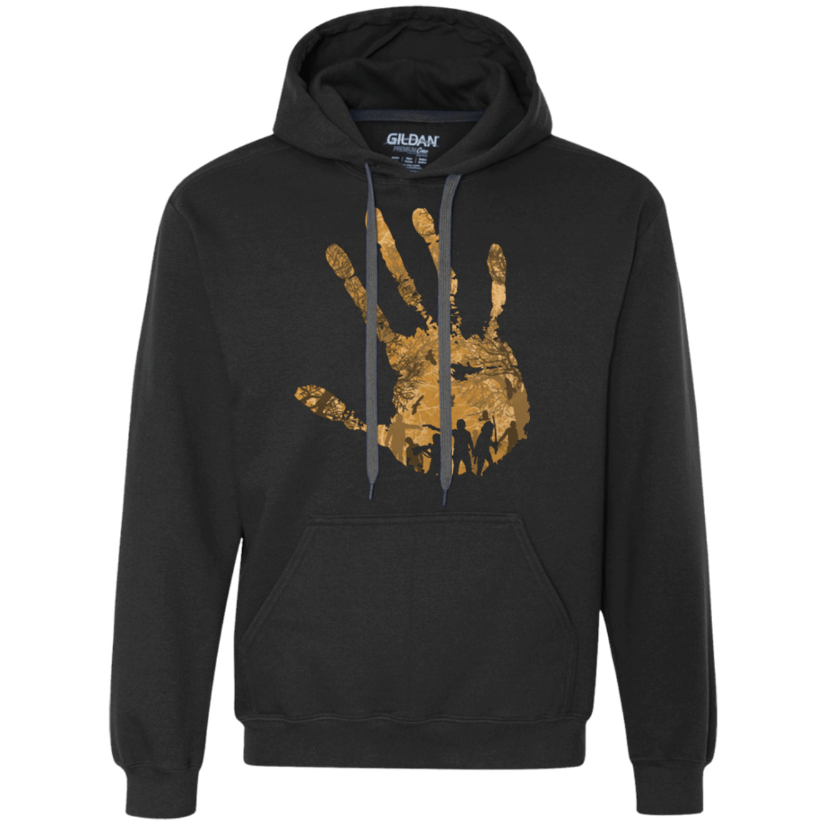 Sweatshirts Black / Small The Dead walk! Premium Fleece Hoodie