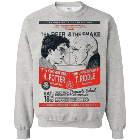Sweatshirts Ash / Small The Deer vs The Snake Crewneck Sweatshirt