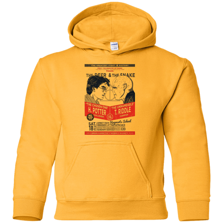 Sweatshirts Gold / YS The Deer vs The Snake Youth Hoodie