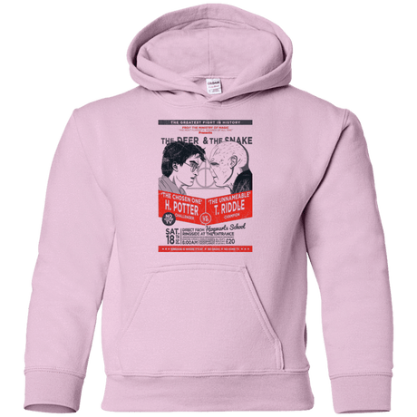 Sweatshirts Light Pink / YS The Deer vs The Snake Youth Hoodie