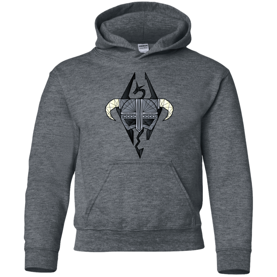 Sweatshirts Dark Heather / YS The Dragon Born Youth Hoodie