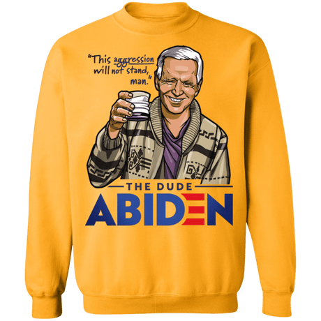 Sweatshirts Gold / S The Dude Abiden Crewneck Sweatshirt