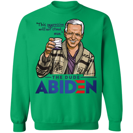 Sweatshirts Irish Green / S The Dude Abiden Crewneck Sweatshirt