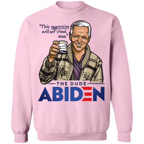Sweatshirts Light Pink / S The Dude Abiden Crewneck Sweatshirt