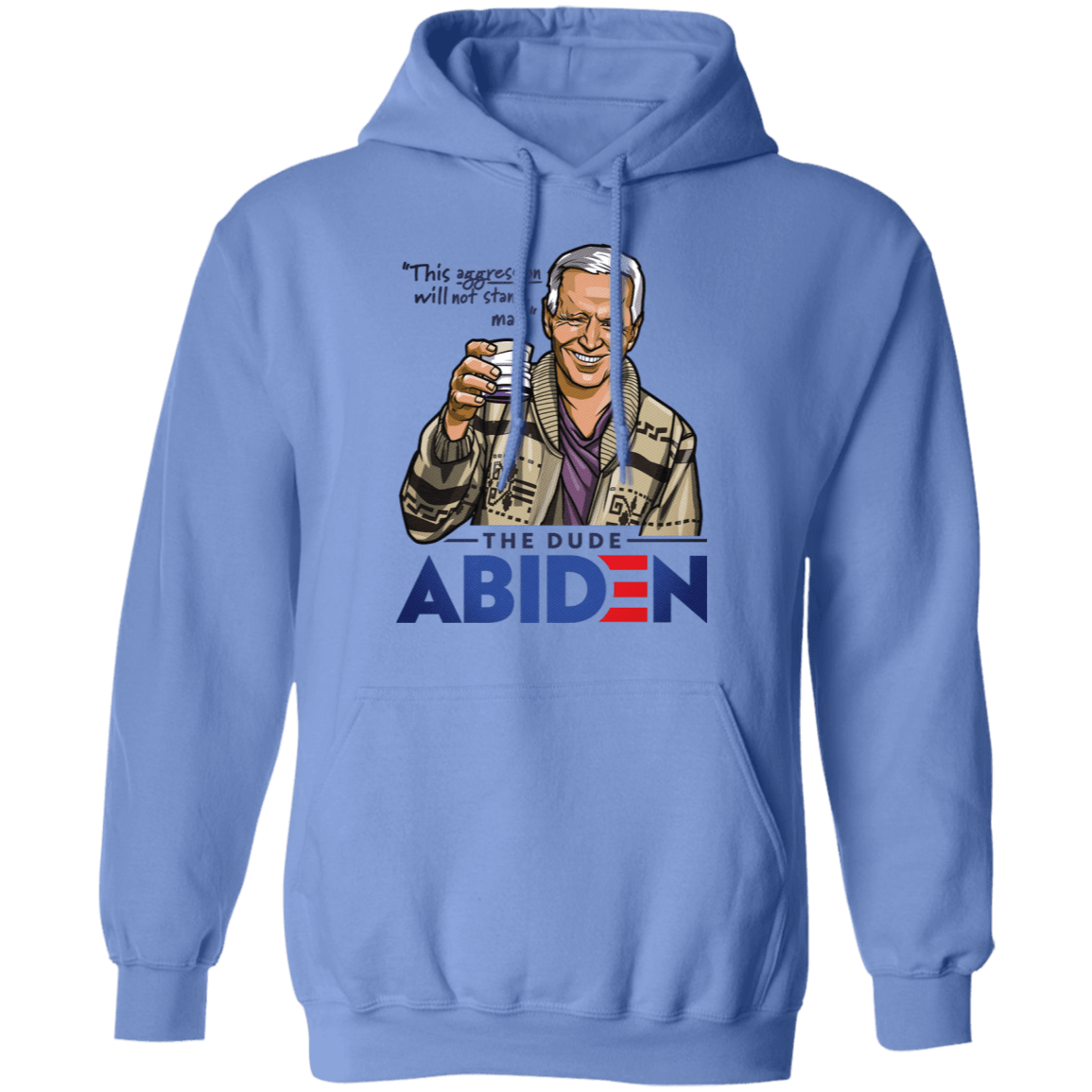 Sweatshirts Carolina Blue / S The Dude Abiden Pullover Hoodie