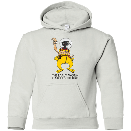 Sweatshirts White / YS The Early Worm Catches The Bird Youth Hoodie