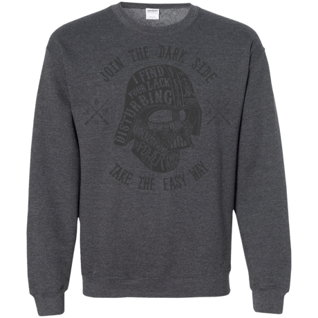 Sweatshirts Dark Heather / S The Easy Way Crewneck Sweatshirt