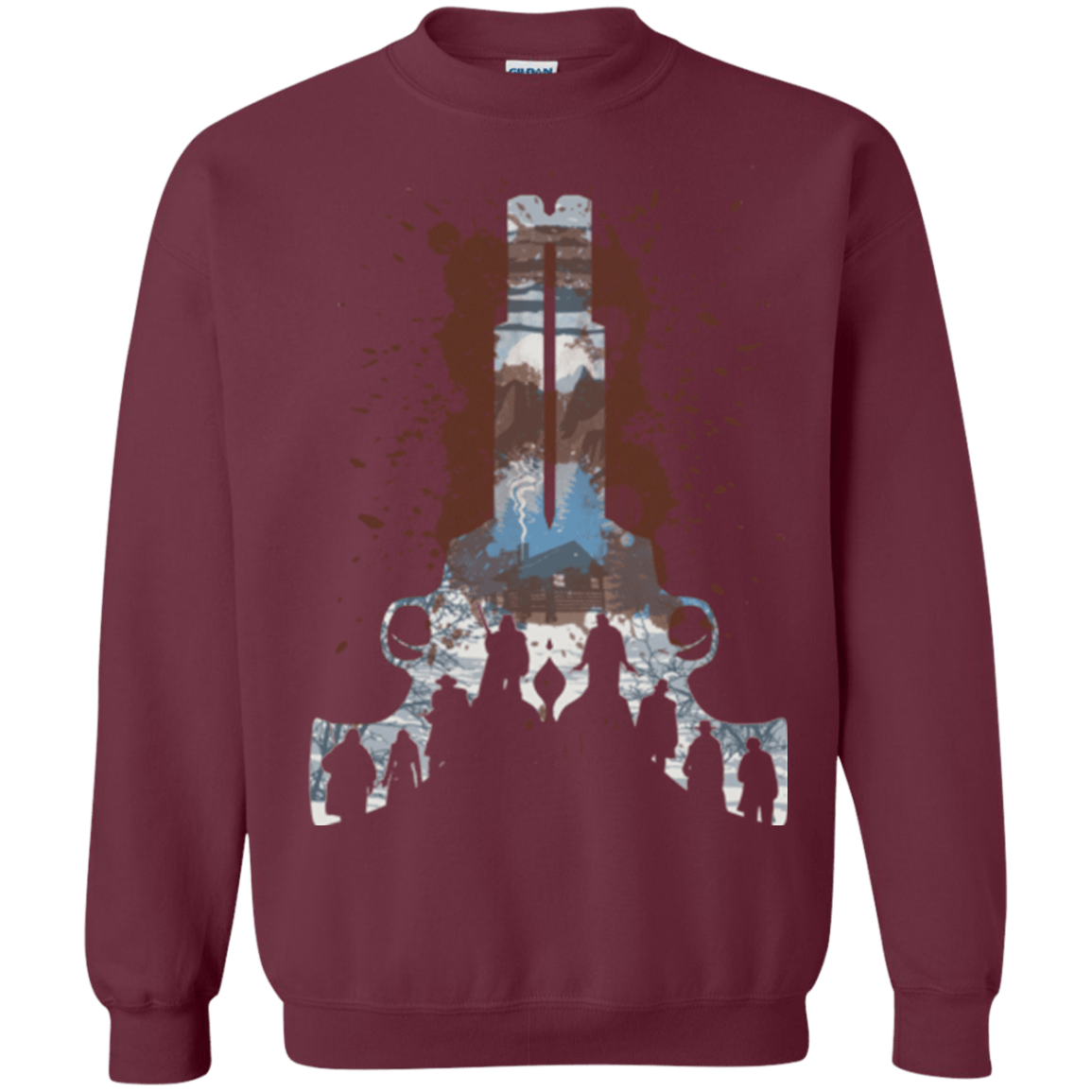 Sweatshirts Maroon / Small The Eight Crewneck Sweatshirt