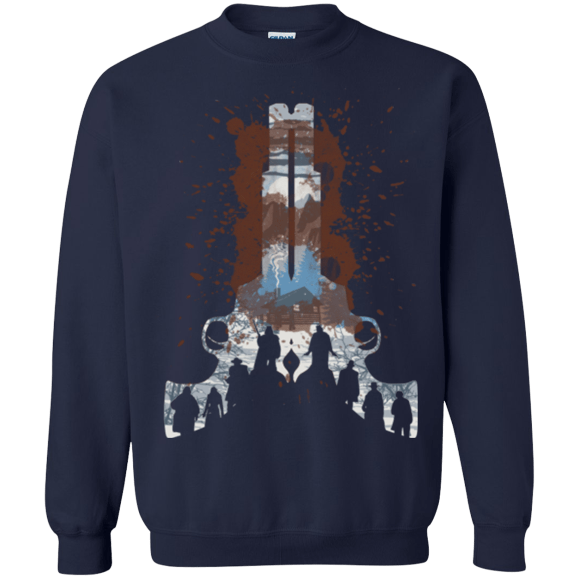 Sweatshirts Navy / Small The Eight Crewneck Sweatshirt