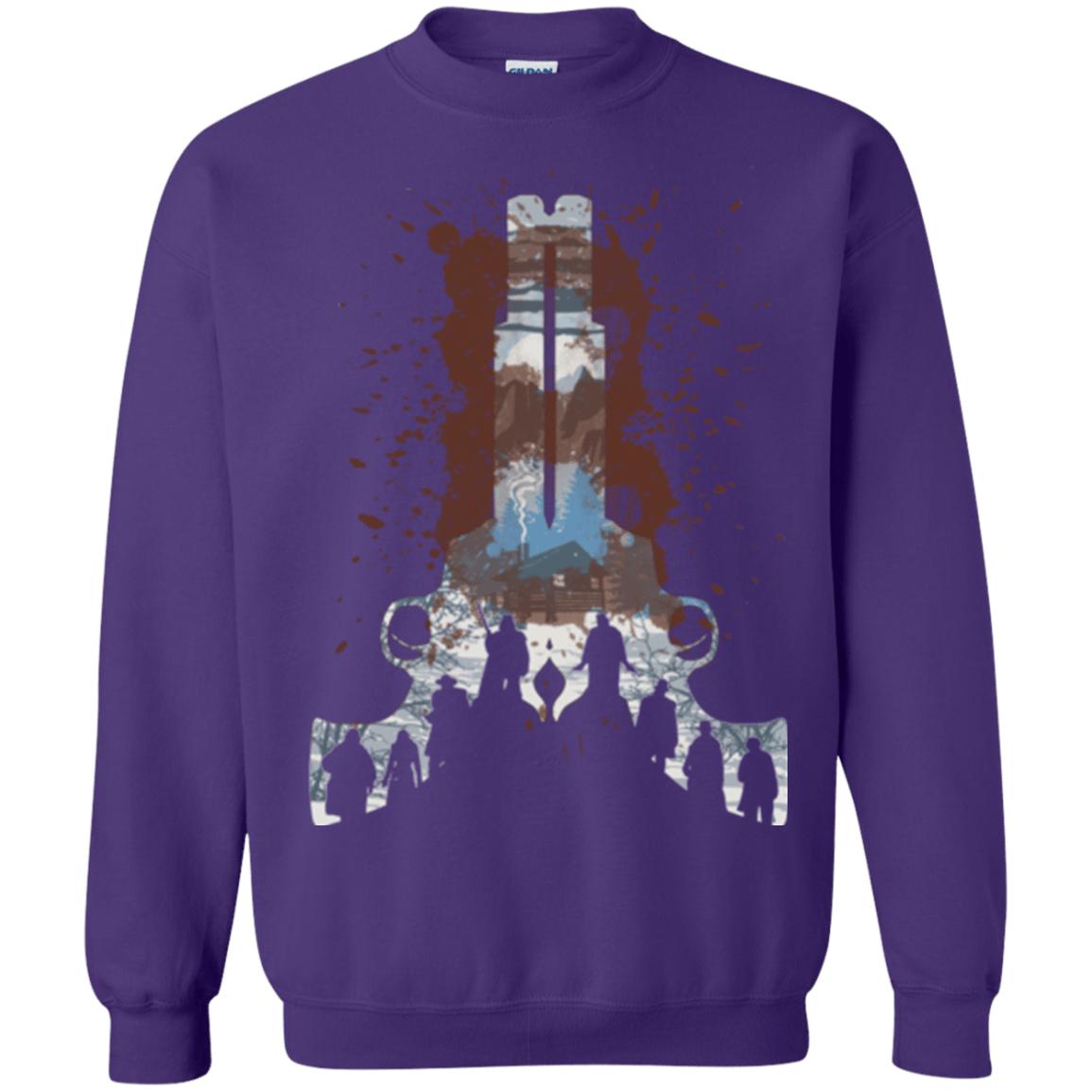 Sweatshirts Purple / Small The Eight Crewneck Sweatshirt