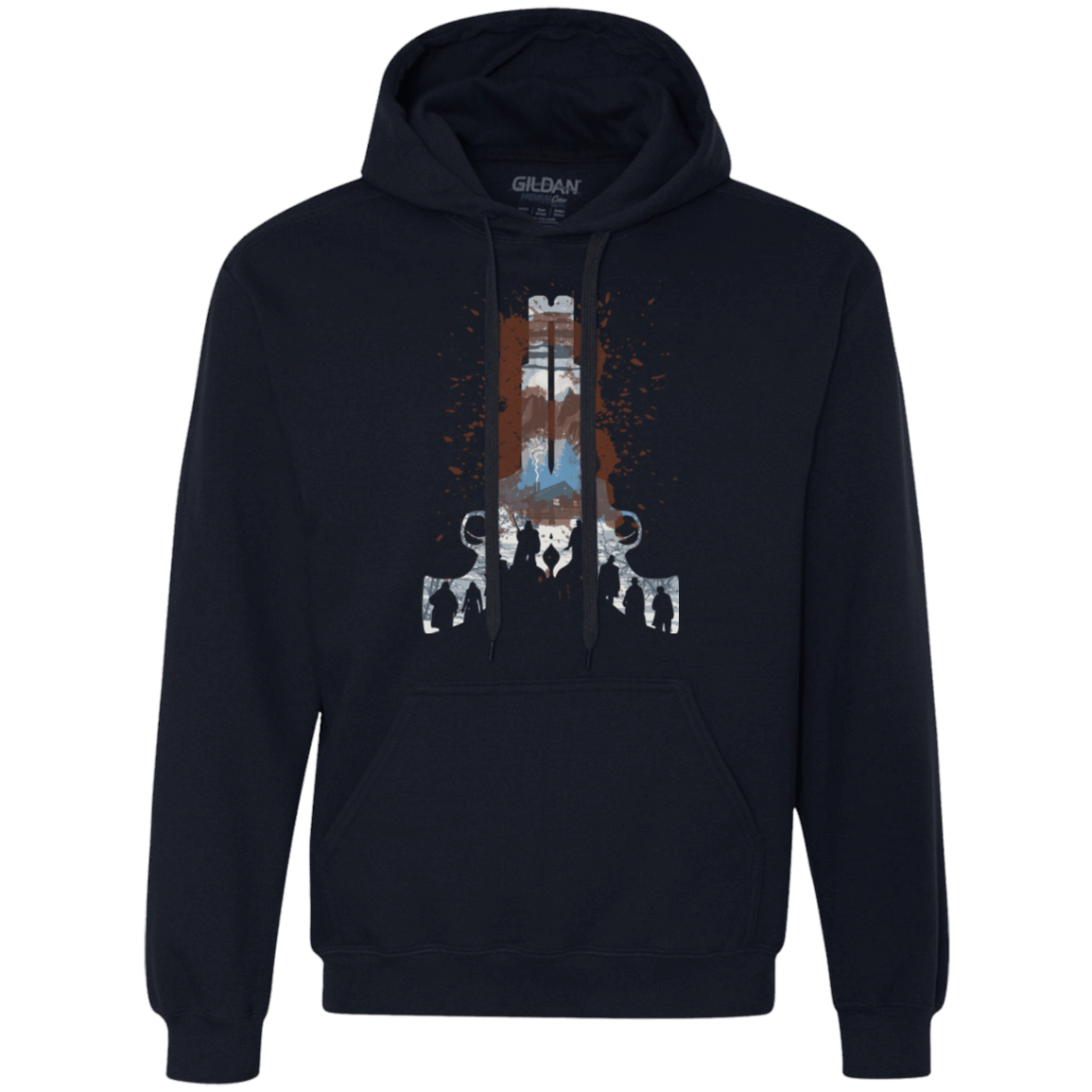 Sweatshirts Navy / Small The Eight Premium Fleece Hoodie