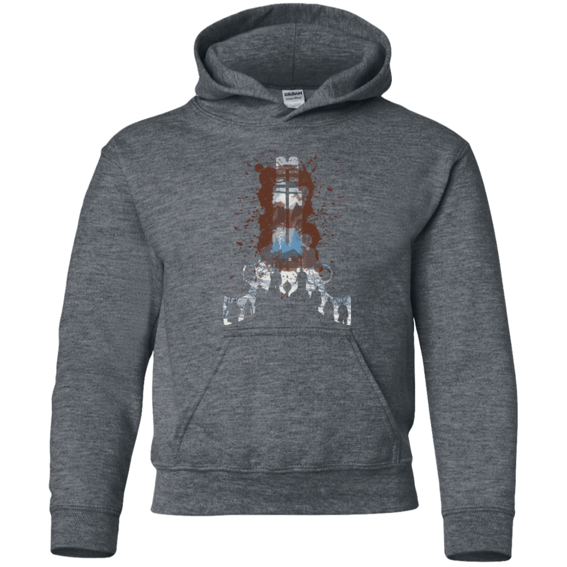 Sweatshirts Dark Heather / YS The Eight Youth Hoodie