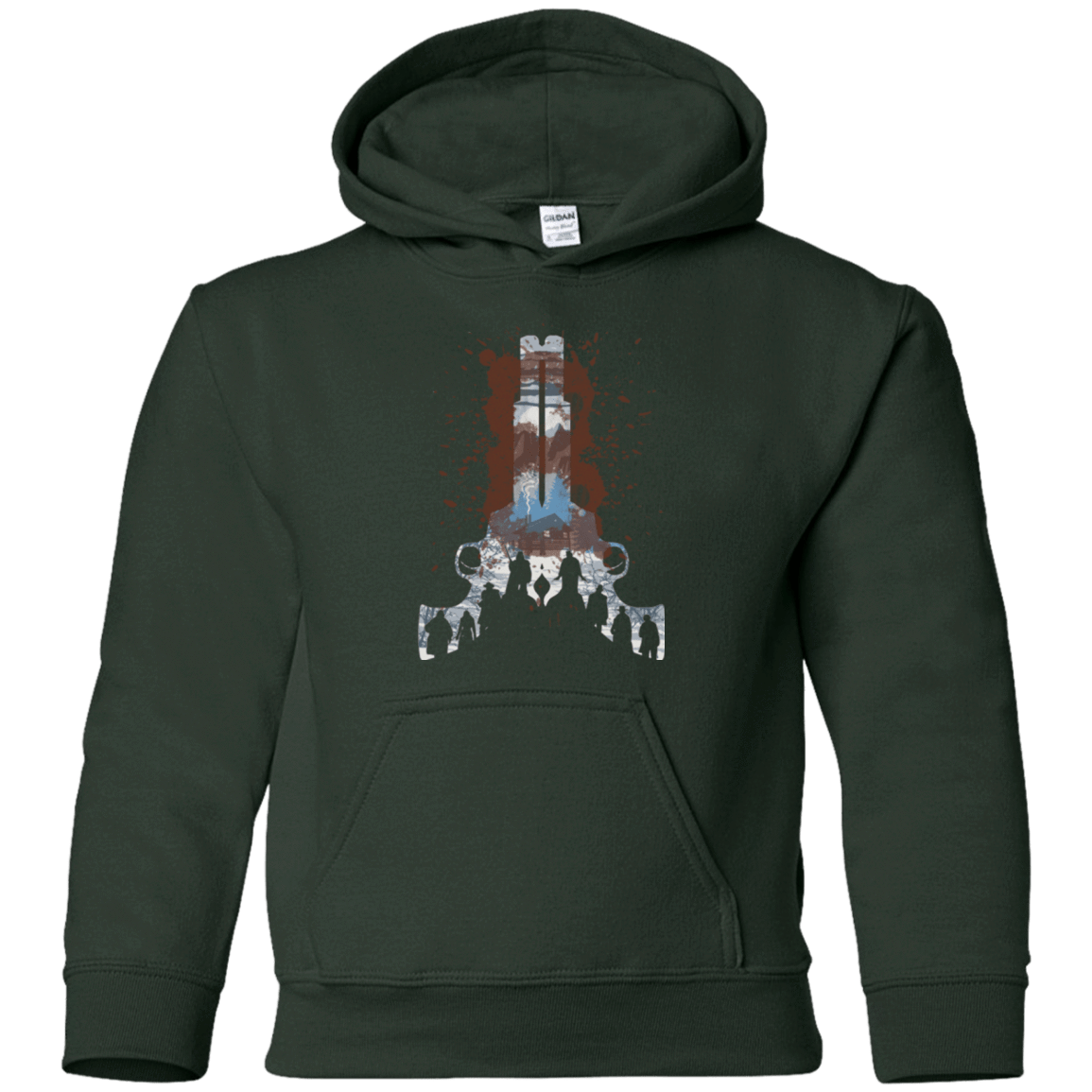 Sweatshirts Forest Green / YS The Eight Youth Hoodie