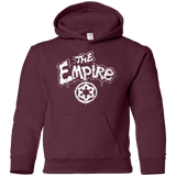 Sweatshirts Maroon / YS The Empire Youth Hoodie