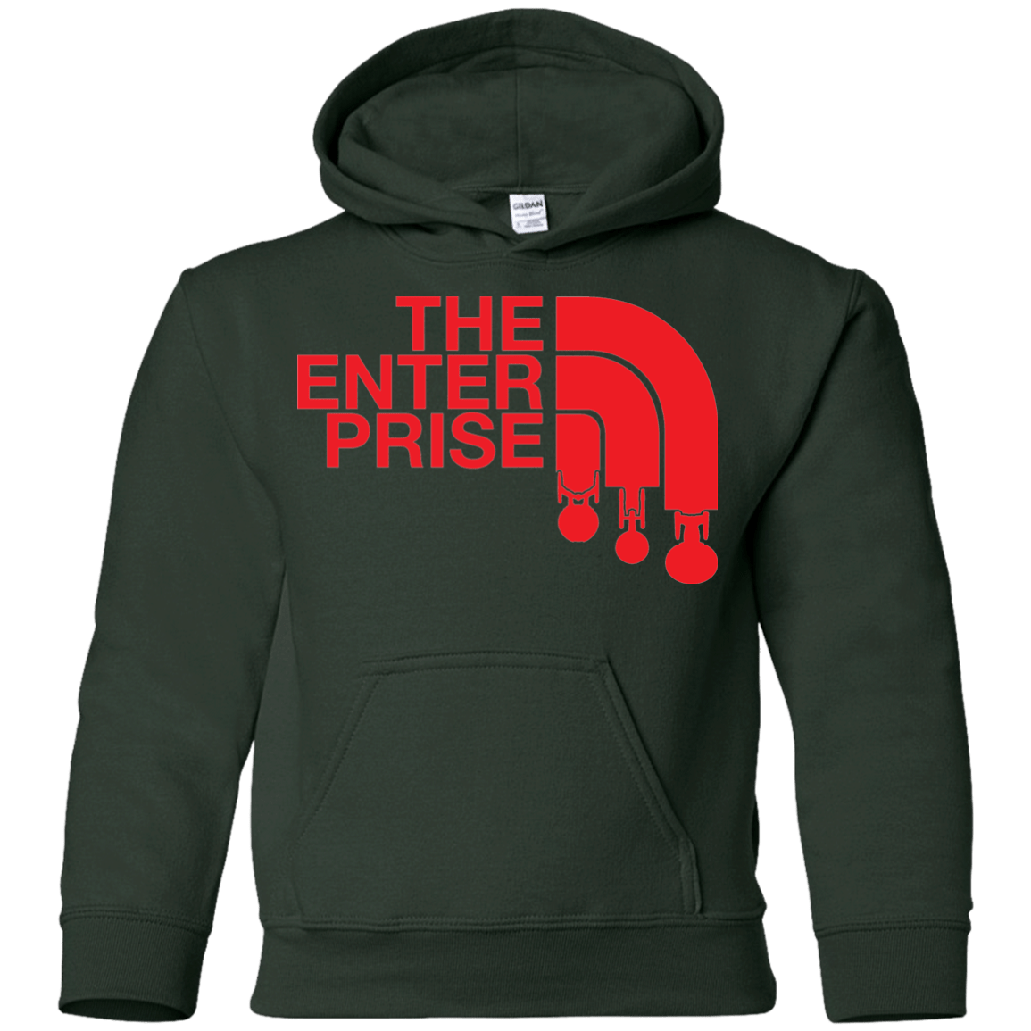 Sweatshirts Forest Green / YS The Enterprise Youth Hoodie