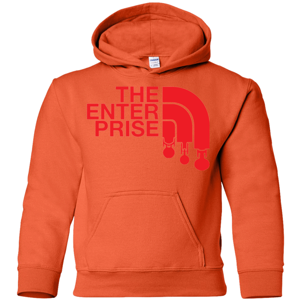 Sweatshirts Orange / YS The Enterprise Youth Hoodie