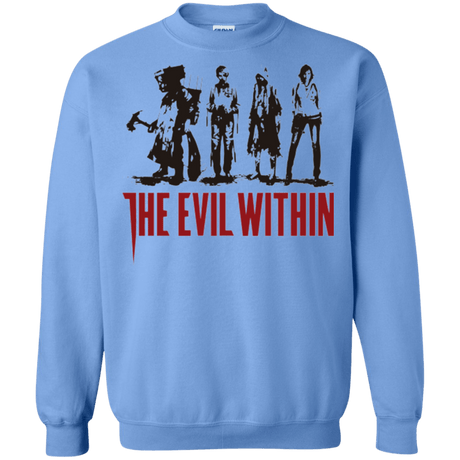 Sweatshirts Carolina Blue / Small The Evil Within Crewneck Sweatshirt