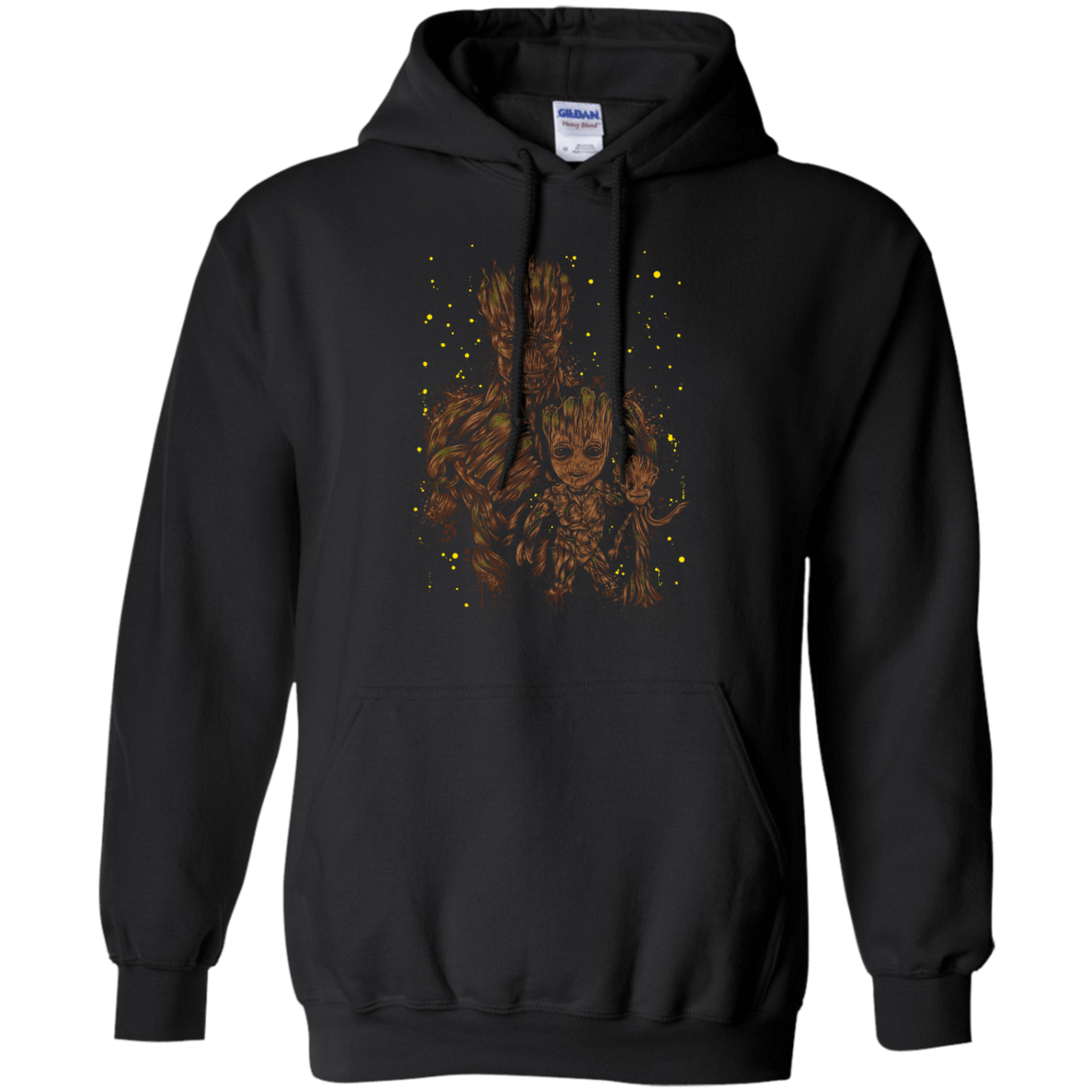 Sweatshirts Black / S The evolution of Groot Pullover Hoodie