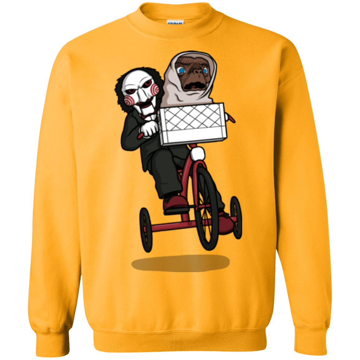 Sweatshirts Gold / Small The Extra Terrifying Crewneck Sweatshirt