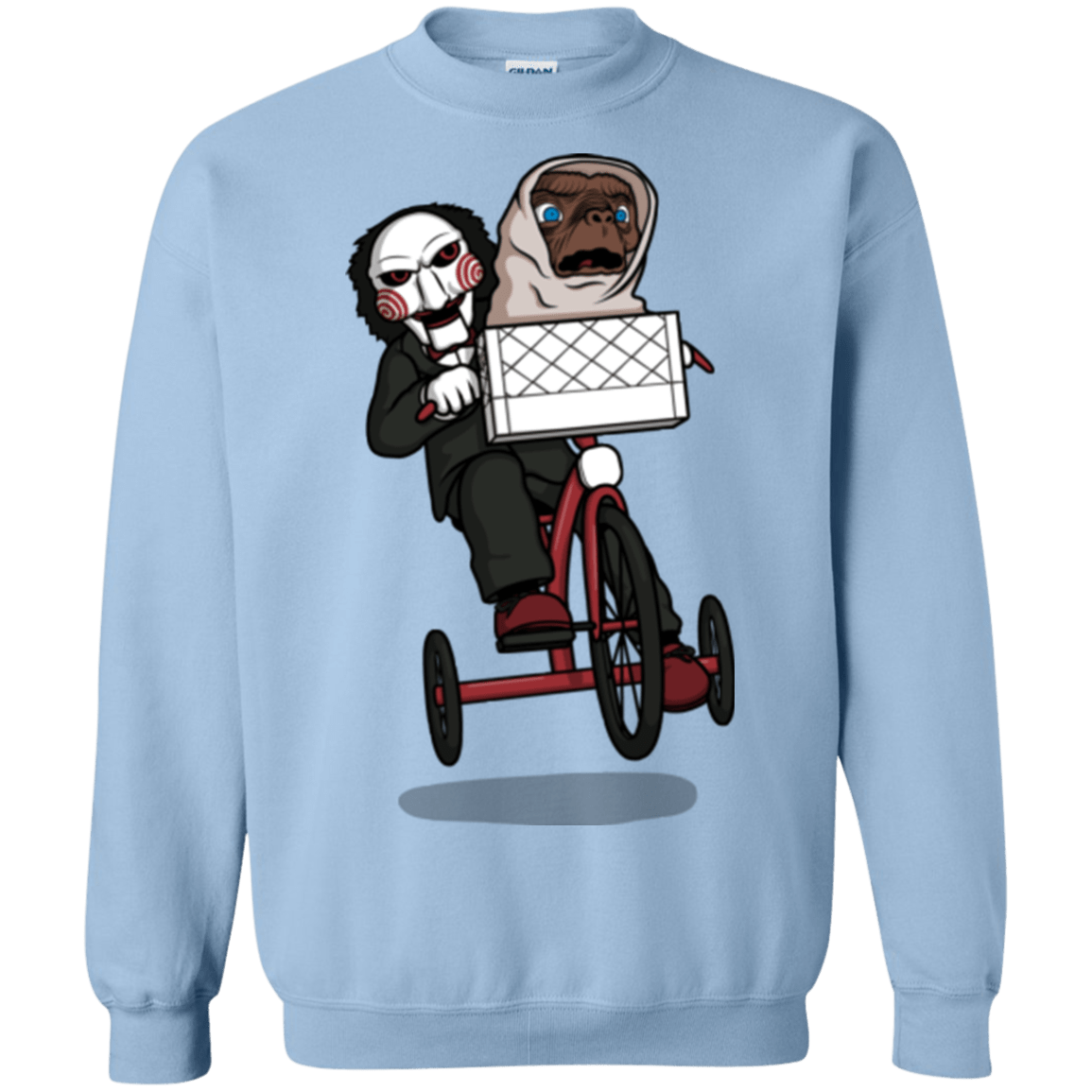 Sweatshirts Light Blue / Small The Extra Terrifying Crewneck Sweatshirt