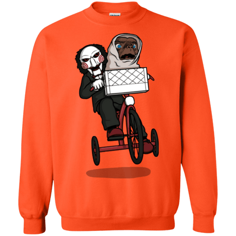 Sweatshirts Orange / Small The Extra Terrifying Crewneck Sweatshirt